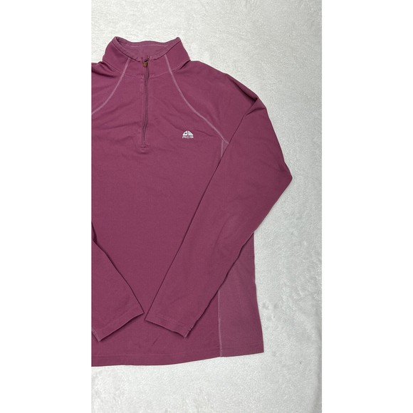 Nike ACG Dri-Fit Women's Purple Long Sleeve Quarter Zip Pullover Size Medium - Picture 3 of 12